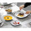 48 Piece Porcelain China Dinnerware Set - Service for 12 