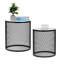 Tables d'appoint rondes en métal Ronaya-2076671245