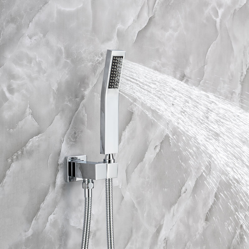 Complete Shower System with Rough-in Valve, Chrome