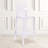 Imca Counter Stool with Square Back in Transparent Crystal - Wedding Chairs-1734804515