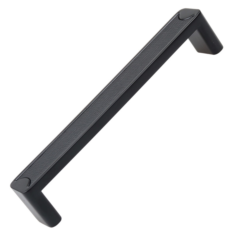 Ensemble de poignées de barre, Noir mat, 3.75", 10