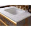 Perfect Under-Mount Basin, Soft Rectangle with Overflow