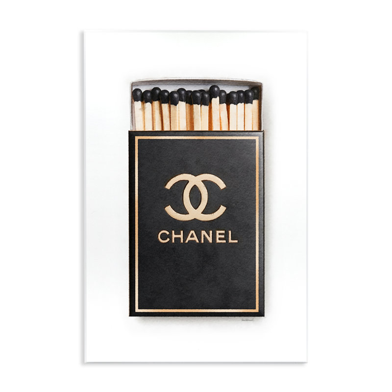 «Black Mod Fashion Matchs Wall Art» par Amanda Greenwood, H 19 po x l 13 po