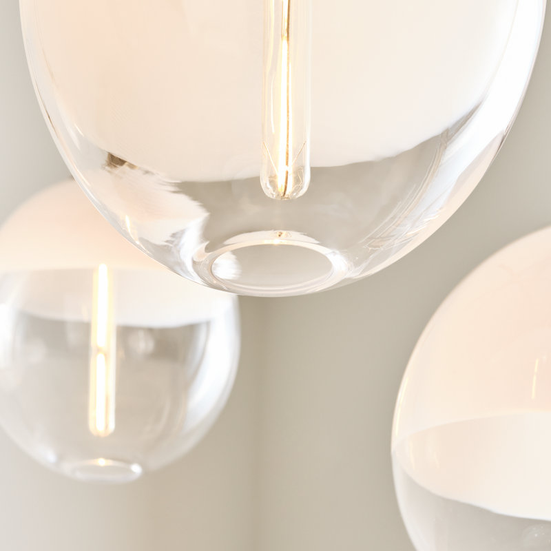 6-Light Chandelier, 6 Lights, Burnished Brass, 38.125" H x 39.75" W x 39.75" D