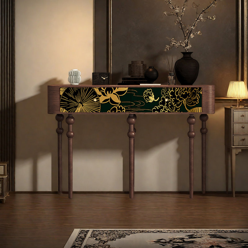 Console en bois de style français