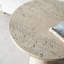Table d'appoint ronde crème avec base piédestal-1884299964