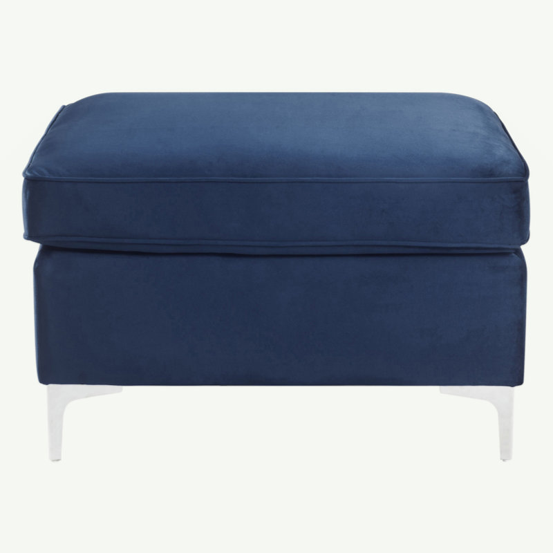 Repose-pieds Velvet, Velours bleu