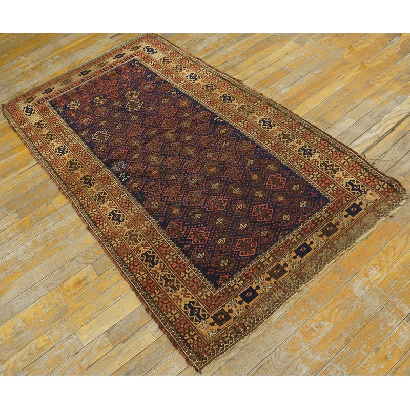 Hand Knotted Wool Geometric Area Rug