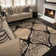 Valarie Damask Medallion Indoor Area Rug Mocha