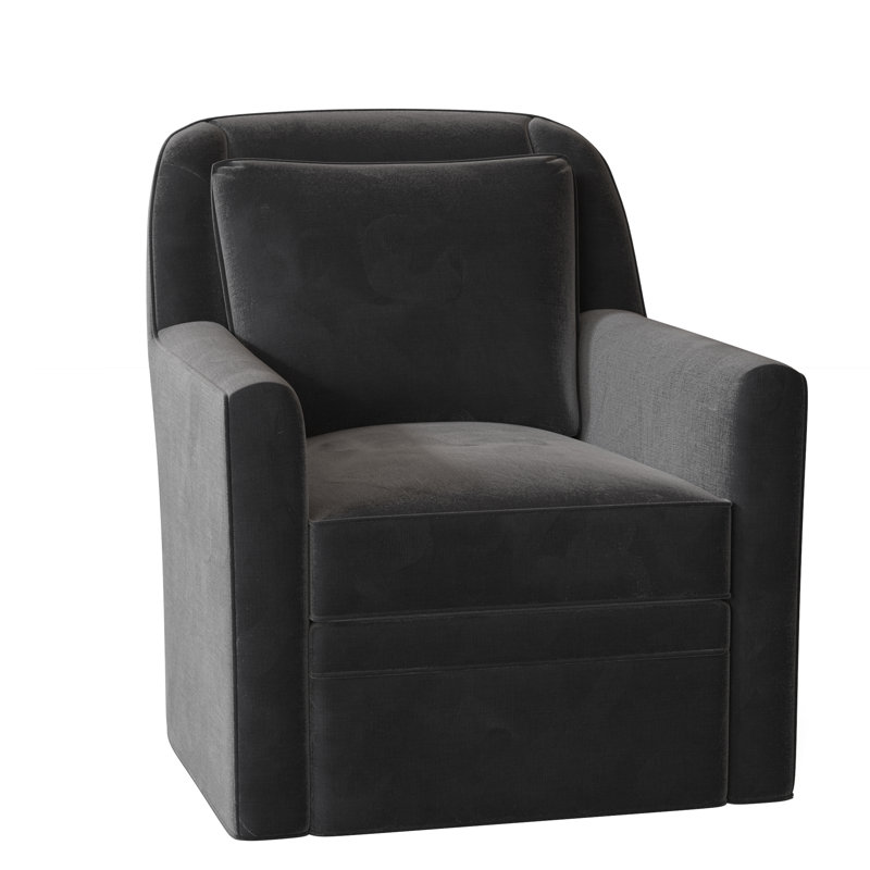 Weston Swivel Armchair, 9953 Midnight 100% Polyester