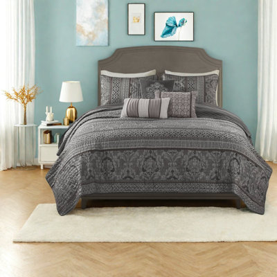 Ensembles de literie de luxe, ensemble de courtepointe très grand en polyester, décoration intérieure moderne