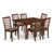 7 Pieces: 1 Table, 6 Chairs selected