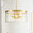 Elonso 5 - Light Glass Kitchen Island Pendant Light