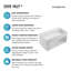 Meuble-lavabo mural 40 po avec espace de rangement-67800251