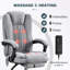 Fauteuil de massage avec chauffeur et repose-pieds