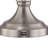 Darcey 14.75 in. Silver Modern Ceramic For Bedroom/Living Room Bedside Desk Nightstand Single Small Table Lamp With Linen Empire Shade