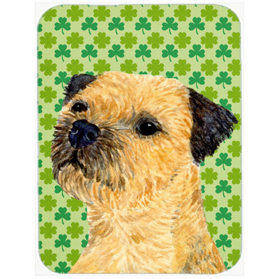Shamrock Lucky Irish Glass Cutting Board