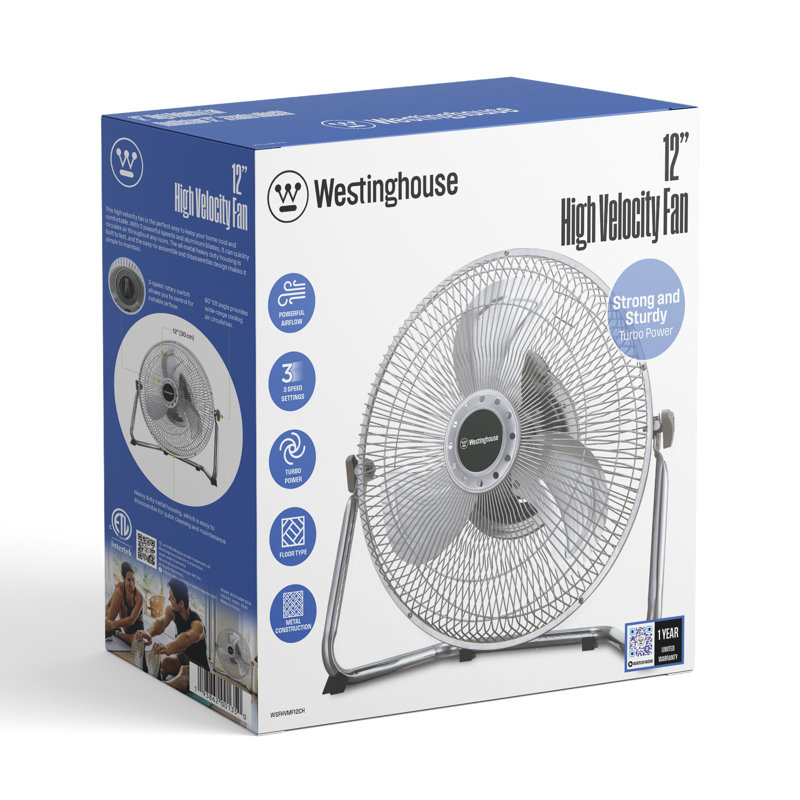 Ventilateur de plancher haute vitesse 12 pouces Westinghouse