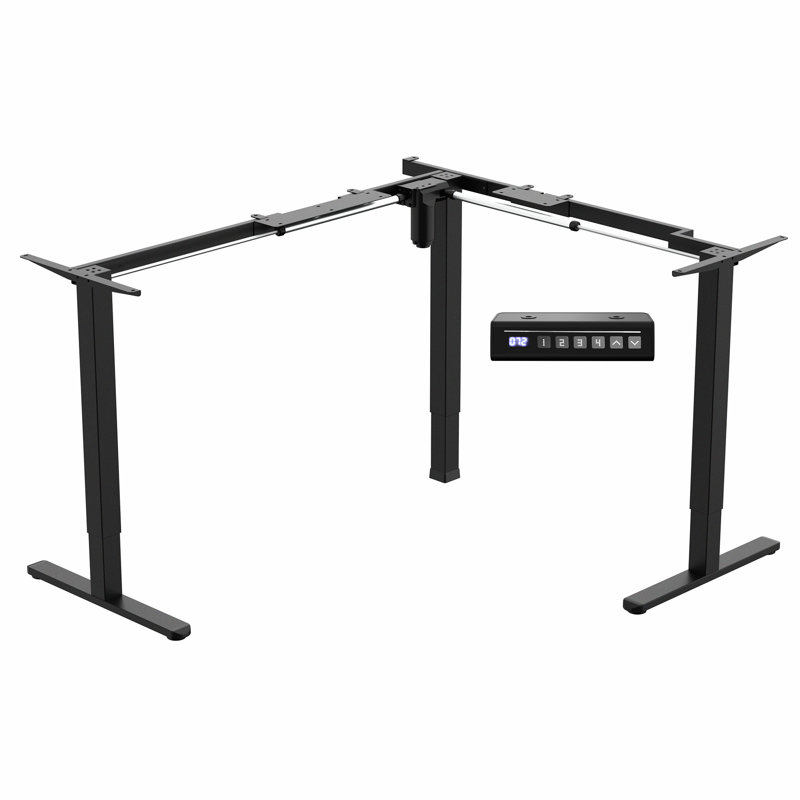 Structure de bureau VIVO, H 27,7 po x l 54,8 po x P 47 po, Noir