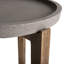 Jamya Round Stone Outdoor Side Table - 50 cm W 51.5 cm D