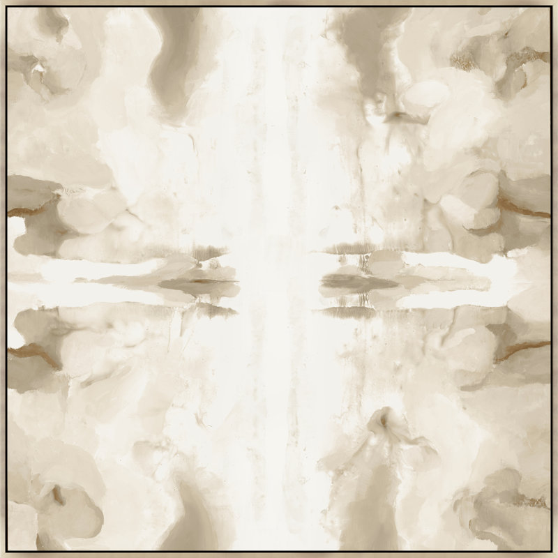 Decalcomanie V Print by Giselle Kelly, 25.5" H x 25.5" W x 1.5" D, Image Gel Brush