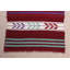 Le tapis de porte rétro offre des rayures géométriques tissées à la main de style bohémien unique pour un décor rustique