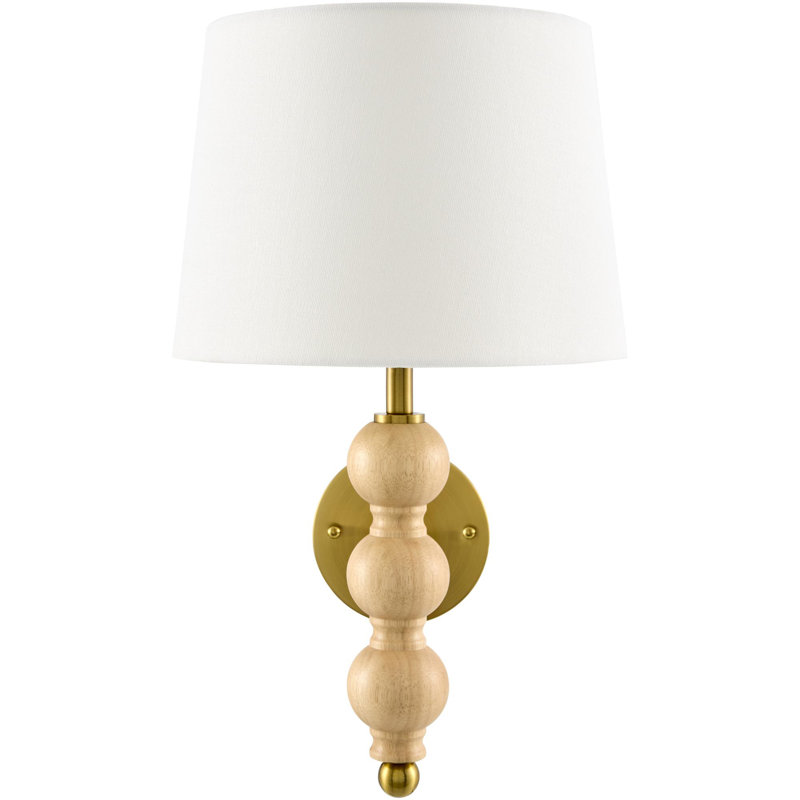 Galey Alix X Livabliss Wiluna Wall Sconce, Natural, White