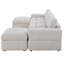 Canapé modulaire réversible avec repose-pieds Enyart-1239157538