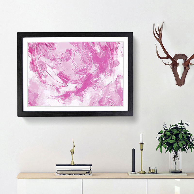 Go My Own Way - Picture Frame Painting Print, Black Framed, 48cm H x 65cm W x 2cm D