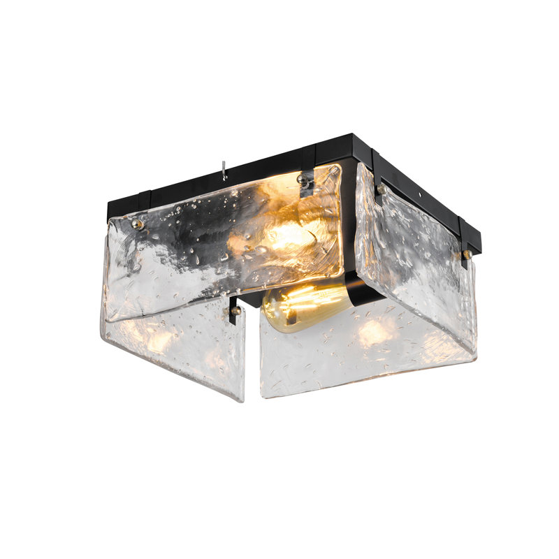 Plafonnier encastré 11,81 po 2 lumières Leyla