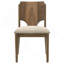 Chaise d'appoint rembourrée (ensemble de 2)