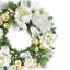 28" Snowy Leaves Holiday Wreath