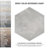 Horizon Hex 7-3/4" x 9"Porcelain Wall & Floor Tile-74909485