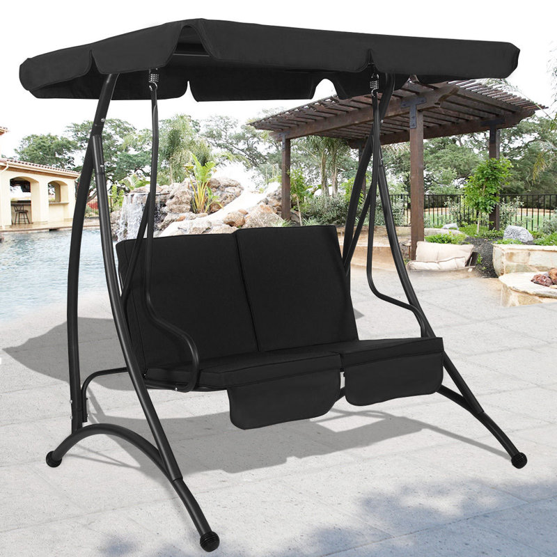 Balancelle pour 2 personnes Reagle, Noir