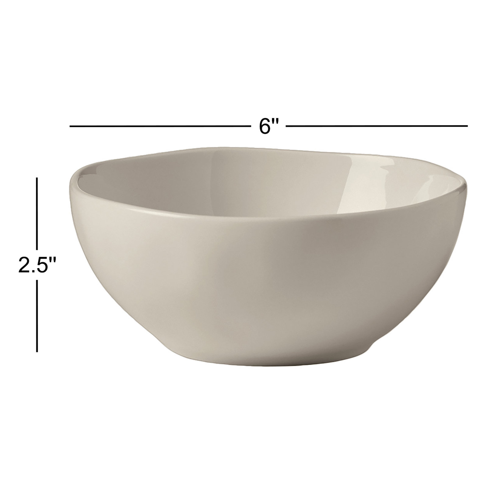 Bay Colors Blue Porcelain Pasta Bowl, Gray