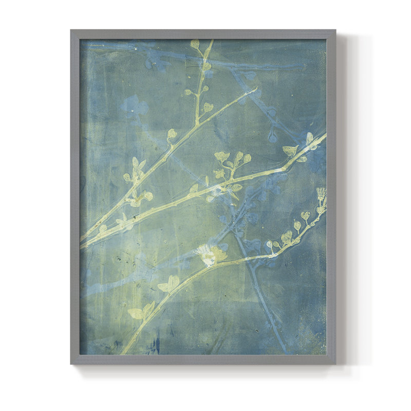 Reproduction encadrée de l'aube - bois massif, H 30 po x l 24 po, Gris