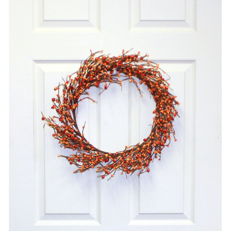 16" Artificial Mixed Berry Wreath