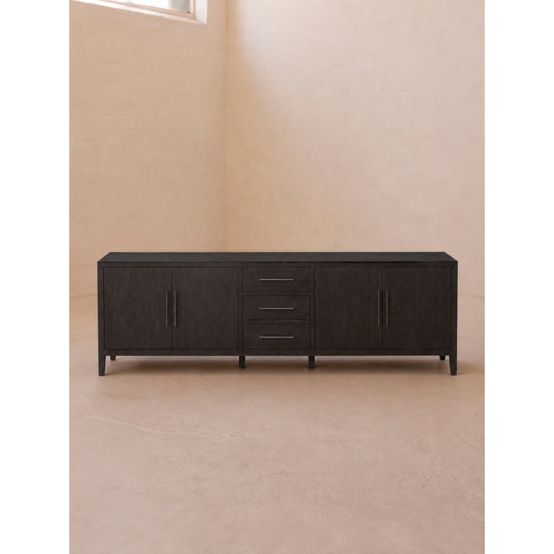 Hitomi 94'' Sideboard, Brown Oak