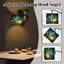  Lampe sur pied à arc Arc blanc éclatant fleurs de lotus bleu sarcelle flottant nuit haute lampe sur pied moderne abat-jour en lin réglable 3 températures de couleur