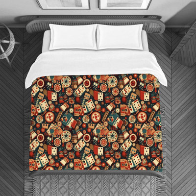 Gambling Duvet Cover