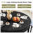 47.24'' Farmhouse Round Dining Table With Drawer-1613905077