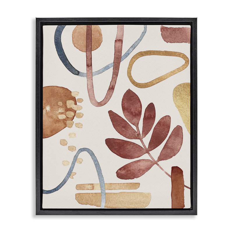 Cadre flottant Earthy Organic, H 31 po x l 25 po, Cadre flottant noir de jais