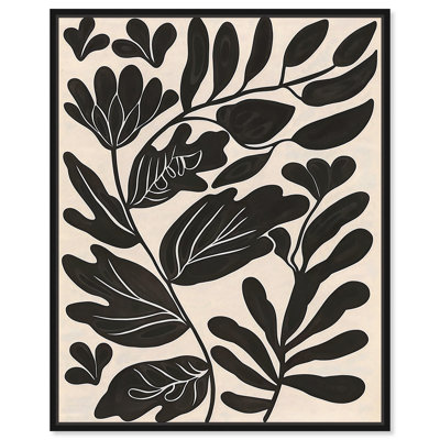 Impression sur toile ébène Eden Essence I par Art Remedy