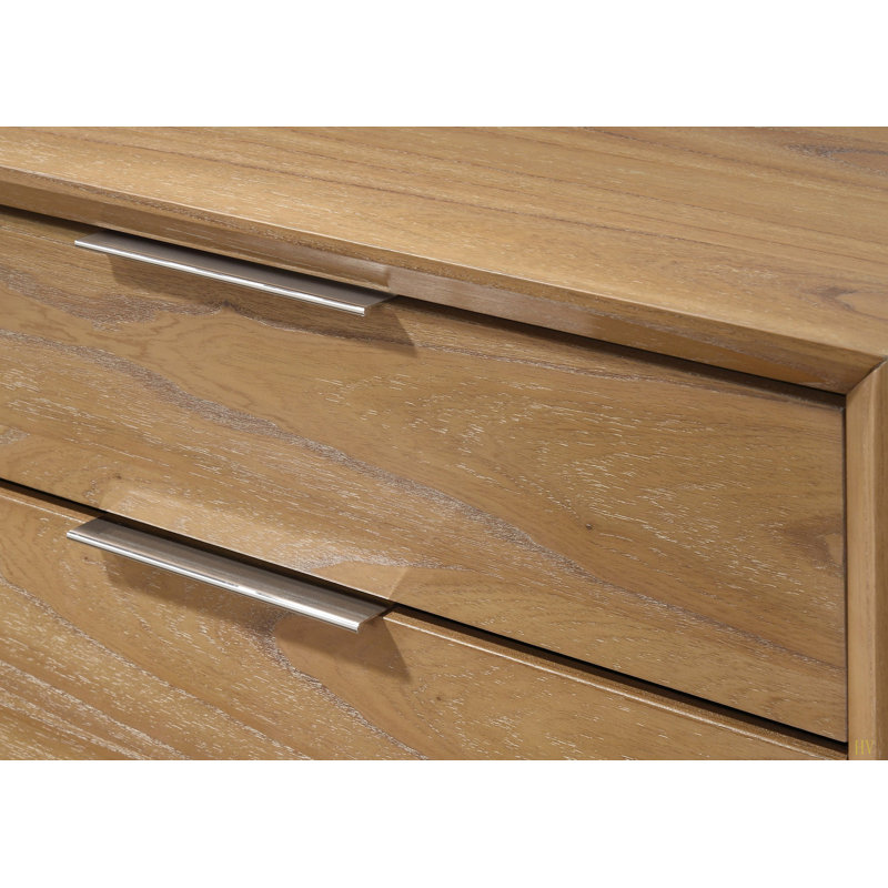 Table de chevet contemporaine à 2 tiroirs 1Pc