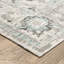 Tapis floral en laine et viscose tissé à la main Eiligio-1719863887
