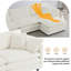 Canapé simple en tissu d'ameublement en chenille de 41,4 po de largeur-655518042