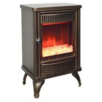 Wayfair  Bronze Fully Assembled Electric Fireplaces & Stoves You