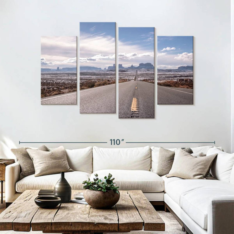 Travel To Monument Valley, 54" H x 84" W