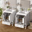 Meuble-lavabo 48 po avec lavabo encastré intégré-1040039491