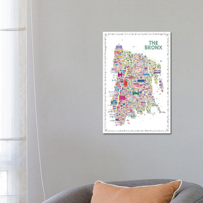 New York Collection-Bronx by Rafael Esquer - Wrapped Canvas Gallery-Wrapped Canvas Giclée